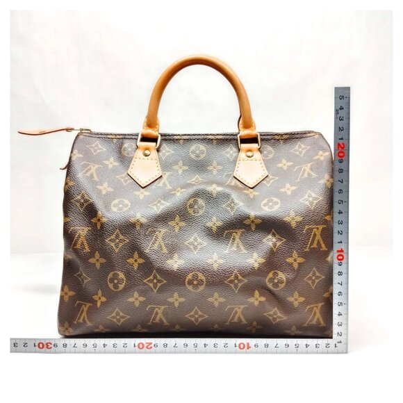 Louis Vuitton LV Hand Bag Speedy 30 Brown Monogram 730-051925 - Picture 2 of 9